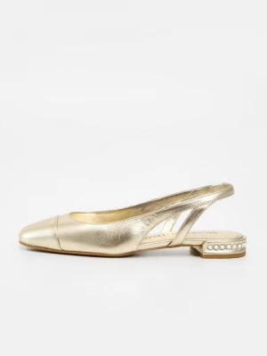 Foto van product Slingback ballerina´s Stuart Weitzman goudkleurig