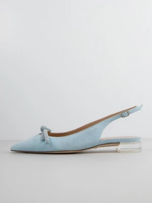 Foto van product Slingback ballerina´s Stuart Weitzman lichtblauw