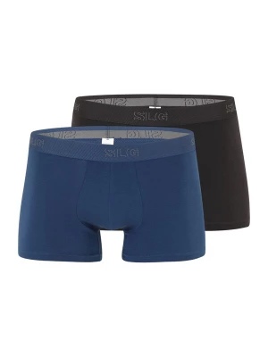 Foto van product SLOGGI Boxershorts donkerblauw / grijs / zwart