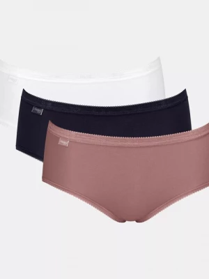 Foto van product SLOGGI Broekje 'Basic+' mauve / zwart / wit