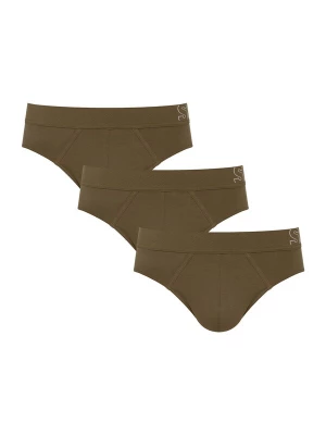 Foto van product SLOGGI Slip 'Briefs' bruin / olijfgroen