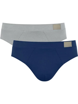 Foto van product SLOGGI Slip ' GO Natural Brief ' marine / lichtgrijs