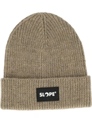 Foto van product SLOPE Muts 'Andi' beige gemêleerd / zwart / wit