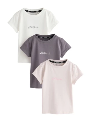 Foto van product smALLSAINTS Shirt donkergrijs / rosé / wit