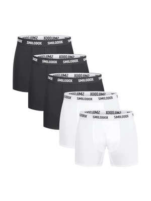 Foto van product Smilodox Boxershorts 'Larry' zwart / wit