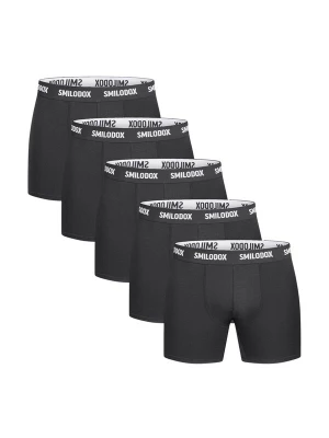 Foto van product Smilodox Boxershorts 'Larry' zwart / wit