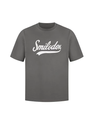 Foto van product Smilodox Shirt ' Lorik ' grijs / wit