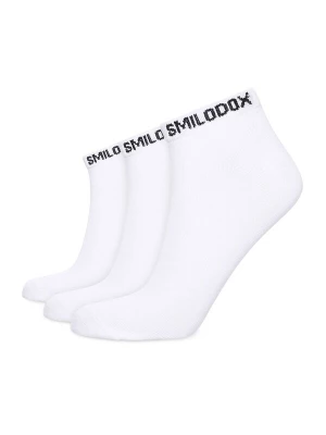 Foto van product Smilodox Sokken ' 3er Sneaker Socks ' wit