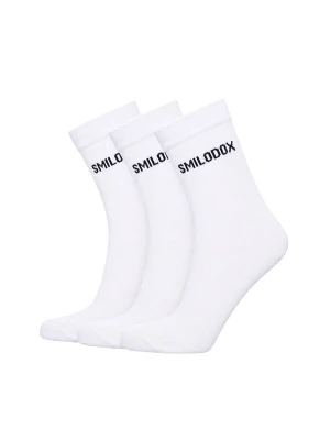 Foto van product Smilodox Sokken ' 3x Business Socken ' wit