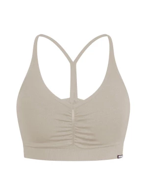 Foto van product Smilodox Sporttop ' Solid Scrunch ' grijs