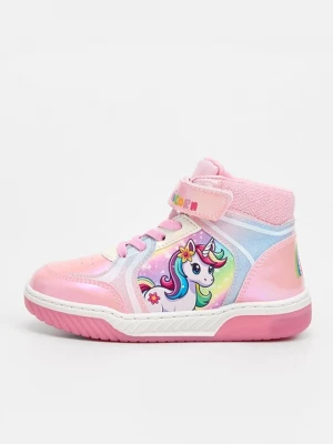 Foto van product Sneakers hoog Disney donkerroze