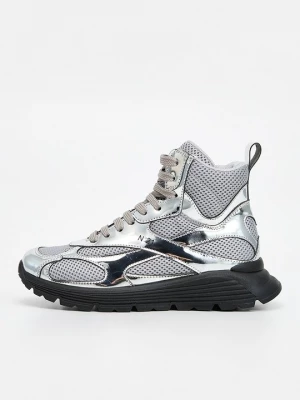Foto van product Sneakers hoog N°21 zilverkleurig
