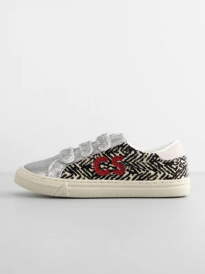 Foto van product Sneakers laag Cassis zilverkleurig