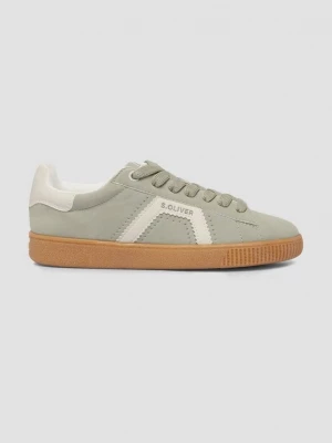 Foto van product Sneakers met bicolour look s.Oliver olijfgroen