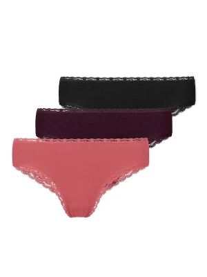 Foto van product SNOCKS Slip mauve / wijnrood / zwart