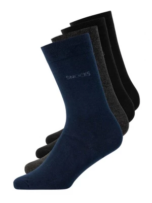 Foto van product SNOCKS Sokken navy / donkergrijs / zwart