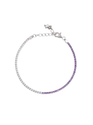 Foto van product So Chic Armband lila / zilver
