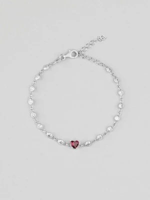 Foto van product So Chic Armband rood / zilver