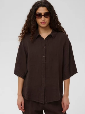 Foto van product SOAKED IN LUXURY Blouse 'Auran Aria' donkerbruin