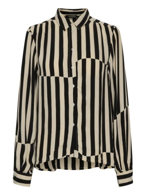 Foto van product SOAKED IN LUXURY Blouse 'Molly' lichtbeige / zwart