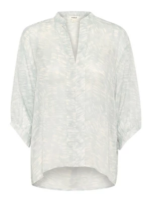 Foto van product SOAKED IN LUXURY Blouse 'SLMarta Amily' lichtblauw / wit