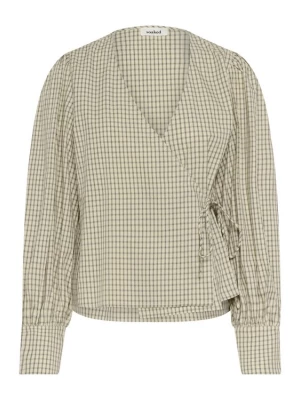 Foto van product SOAKED IN LUXURY Blouse 'SLSivah Oriana' beige / zwart