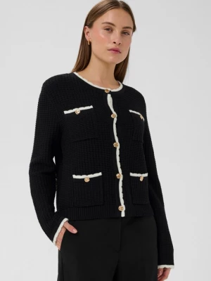Foto van product SOAKED IN LUXURY Gebreid vest 'SLNobilo' zwart