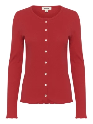 Foto van product SOAKED IN LUXURY Gebreid vest 'SLVenola' rood