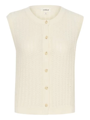 Foto van product SOAKED IN LUXURY Gebreide bodywarmer 'Susanna' wolwit