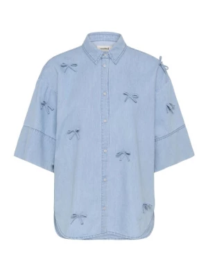Foto van product SOAKED IN LUXURY Shirt blauw denim