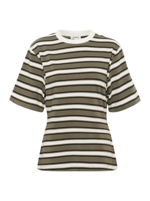 Foto van product SOAKED IN LUXURY Shirt 'Neo Coreen' olijfgroen / zwart / wit