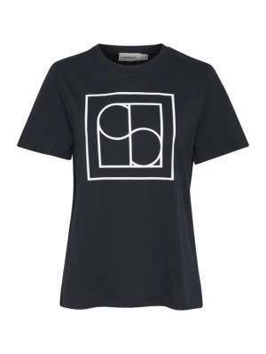 Foto van product SOAKED IN LUXURY Shirt 'Varga' donkerblauw / wit