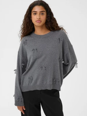 Foto van product SOAKED IN LUXURY Trui grijs gemêleerd