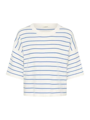 Foto van product SOAKED IN LUXURY Trui 'Spina' blauw / wit