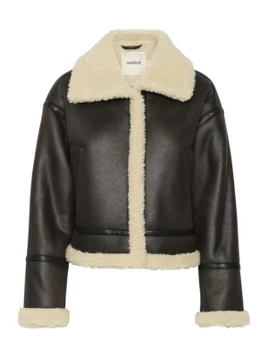 Foto van product SOAKED IN LUXURY Winterjas ' Elora' beige / zwart