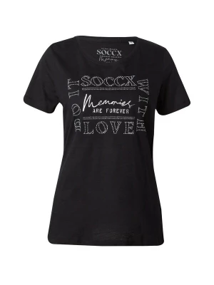 Foto van product Soccx Shirt 'Memory Lane' zwart / zilver