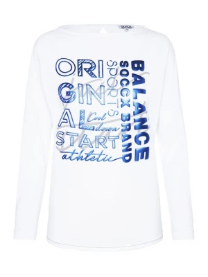 Foto van product Soccx Shirt royal blue / koningsblauw / lichtgrijs / wit