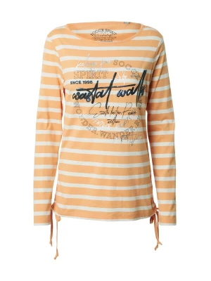 Foto van product Soccx Shirt 'Wanderlust' abrikoos / zwart / zilver / wit