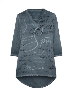 Foto van product Soccx Tuniek 'Wanderlust' smoky blue / duifblauw / zwart
