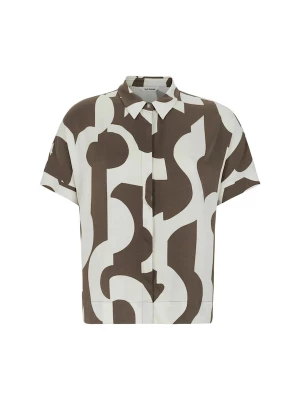 Foto van product Soft Rebels Blouse 'Ginny' bruin / offwhite