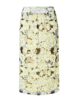 Foto van product Soft Rebels Rok 'Samara' grijs / kiwi / wolwit