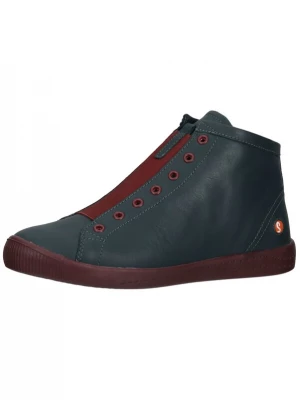 Foto van product Softinos Sneakers hoog petrol / wijnrood