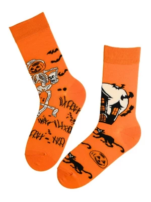 Foto van product Sokisahtel Sokken 'GORY Halloween socks' oranje
