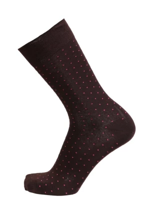 Foto van product Sokisahtel Sokken 'MARCO viscose socks with dots' bruin