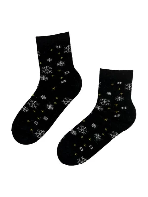 Foto van product Sokisahtel Sokken 'SNOWY wool socks' zwart