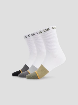 Foto van product Sokken met kleurblokjes in een 3-pack QS