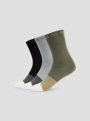 Foto van product Sokken met kleurblokjes in een 3-pack QS