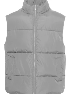 Foto van product !Solid Bodywarmer lichtgrijs / zwart / wit