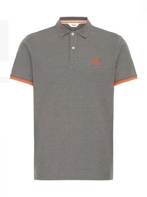 Foto van product !Solid Shirt 'BENJAMIN' grijs / oranje