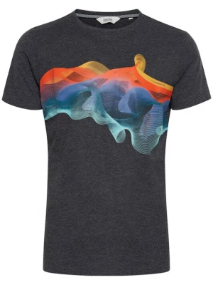 Foto van product !Solid Shirt 'Pedro' blauw / donkergrijs / rood